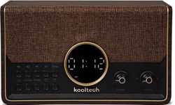 KoolTech House Retro radio - met AM/FM en Bluetooth - Bruin