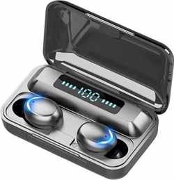 Draadloze oordopjes - Bluetooth oordopjes - Met oplaadbare case - Waterproef - zwart