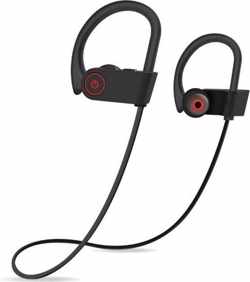 Fen Bluetooth 4.1 Sport Oordopjes- Draadloze Oordopjes - Hoofdtelefoon - Hardlopen - Deep Base - Zwart/rood