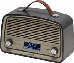 Denver DAB-38 - DAB+/FM radio met alarmklok functie - Grijs