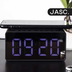 JASC®? Digitale Wekkerradio - Draadloze Oplader - Digitale LED klok - Digitale Wekker