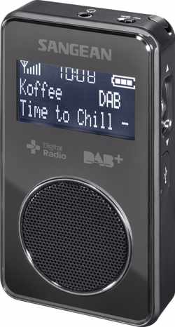 Sangean DPR-35 - Mini Radio - Draagbare Radio met DAB+ en FM - Zwart
