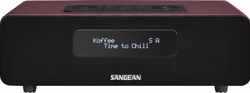 Sangean-DDR-36 - Radio met Bluetooth en DAB+ - Rood