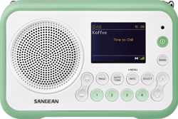 Sangean Traveller 760 - DPR-76 - Draagbare radio met DAB+/FM en batterijlader - Groen
