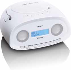 Lenco SCD-69 - Draagbare DAB+ Radio/CD-speler - Wit