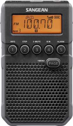 Sangean DT-800 - Pocket radio, AM/FM, Zwart