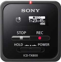 Sony ICD-TX800 - Voicerecorder 16 GB - Zwart
