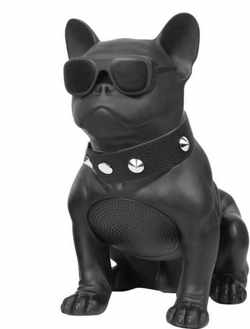 Franse Bulldog - Bluetooth Speaker - Bulldog Bluetooth Stereo Bass speaker - Zwart