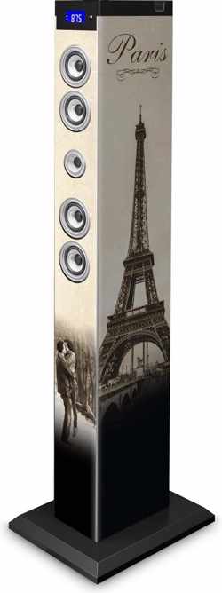 Bigben Multimedia Speaker Toren - CD/Bluetooth/Radio/USB/SD - Parijs