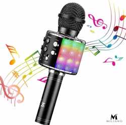 Miliano Karaoke Microfoon - Karaoke Set - Bluetooth - Draadloos - Karaoke Set voor volwassenen & Kinderen