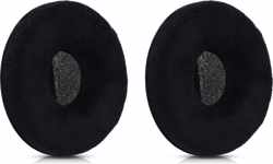 kwmobile 2x fluwelen oorkussens voor Sennheiser K121 /K121S /K141/ K142 MK II HD koptelefoons - Kussens voor over-ear-koptelefoon in zwart