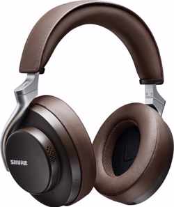AONIC 50 Premium Wireless Headphones with Studio Quality Audio, Adjustable Noise Cancellation and Bluetooth 5 Technology (Brown)