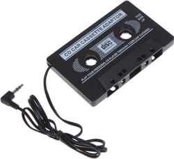 2 Cassettes Adapter Auto Radio Casette Aux Naar Iphone / Ipod / MP3 / CD Speler
