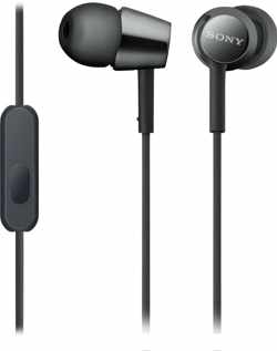 Sony MDR-EX155AP - In-ear oordopjes - Zwart