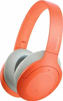 Sony WH-H910N - Draadloze Bluetooth over-ear koptelefoon met Noise Cancelling - Oranje