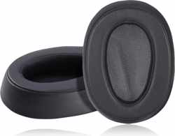 Luxe Lederen Oorkussen Set Voor Sony WH-H900N WH-H910N MDR-100ABN - Vervangende Koptelefoon Earpads - Oor Kussens - Ear Pads - Oorkussens Met Noise Cancelling Memory Foam Binnenlaag - Zwart