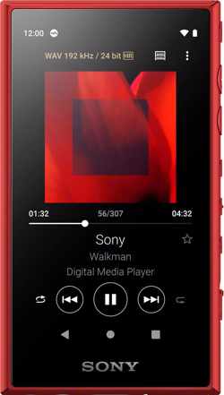 Sony NW-A105 Walkman - Hi-Res Audio MP3-speler - 16GB - Rood