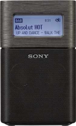 Sony XDR-V1BTD - Draagbare DAB+ radio met Bluetooth en wekker - Zwart