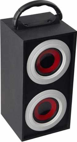 SoundLogic Draagbare Speaker - Stereo - 2 Speakeruitgangen - in Hout