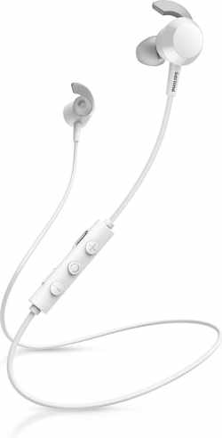 Philips TAE4205BK - Wit - Draadloze In-Ear Koptelefoon