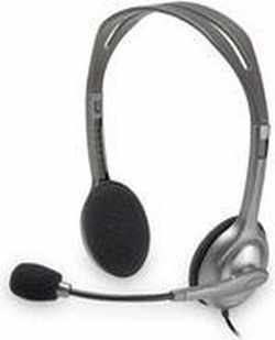 Logitech H110 Headset | Stereo Koptelefoon | Bedraad 1.5M | Zwart