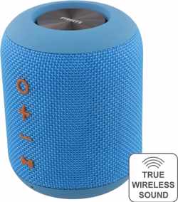 STREETZ CM758, Waterdichte Bluetooth-luidspreker, stofontwerp, TWS, 2x5W, IPX5, Bluetooth 4.2, Blauw