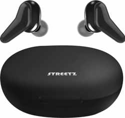 STREETZ TWS-113 Draadloze in-ear oordopjes - Met oplaadcase - Zwart
