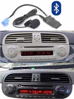 Fiat - 500 - Bluetooth - Audio - Streaming - AD2P - Adapter - Blue And Me - 500C - Cabrio - Abarth - AUX