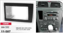 2-DIN VOLVO S60 2000-2004; V70, XC70 2001-2004   afdeklijst / installatiekit Audiovolt 11-587