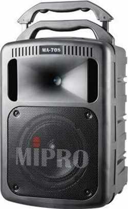 MIPRO MA-708PA Mono portable speaker 190W Rechthoek Zwart draagbare luidspreker