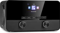 auna Connect 100 SE - internetradio - FM-radio - mediaplayer - Bluetooth - WiFi-  USB - AUX - Line Out -geïntegreerde breedbandluidspreker voor volle stereo sound