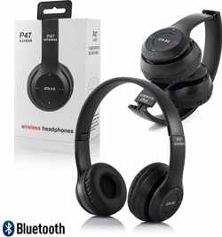 Lovnix P47 | Bluetooth koptelefoon | Draadloze headset | Wireless Headphones | Zwart