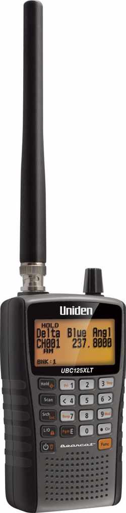 Uniden UBC-125XLT Scanner Ontvanger Luchtvaart