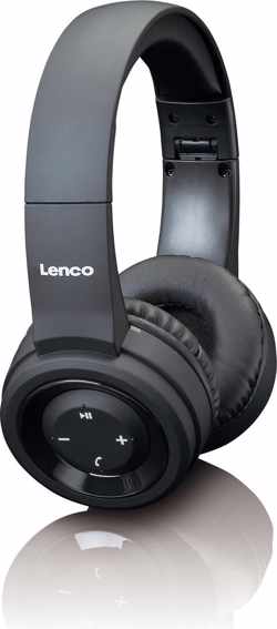 Lenco HPB-330 - Bluetooth Koptelefoon - Spatwaterdicht - Zwart