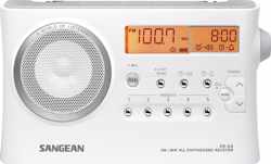 Sangean package PR-D4 - Draagbare radio - Wit