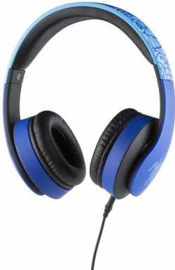 Konix 61881197237 headphones/headset Hoofdband Zwart, Blauw