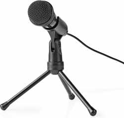 Nedis MICTJ100BK microfoon Zwart Notebooksmicrofoon