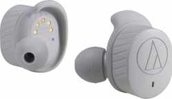 Audio Technica ATH-SPORT7TW Bluetooth Sport In Ear oordopjes Grijs