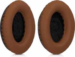 kwmobile 2x oorkussens voor Bose Quietcomfort 15 / QC15 koptelefoons - imitatieleer - voor over-ear-koptelefoon - donkerbruin