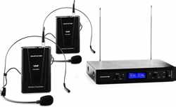 Malone VHF-400 Duo - 2-kanaals draadloze microfoonset - 50 meter zendbereik