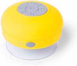 Innovagoods Bluetooth Speaker - Geel - Waterbestendige Douche/Bad Mp3 - Waterproof