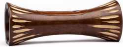 Mangobeat, natuurlijk houten luidspreker. Type zon, kleur bruin, 25 cm.