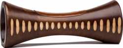 Mangobeat, natuurlijk houten luidspreker. Type note, kleur bruin, 25 cm.
