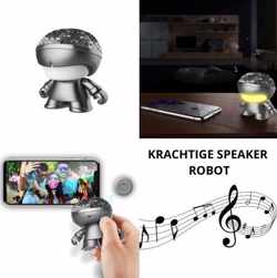 Xoopar - Mini Xboy - 3 W Mono - Bluetooth box - Metal - 2 in 1 - Selfie & Portable speaker - Hippe krachtige speaker - Bluetoothbox robot – Speaker voor op reis – Portable speaker voor feestjes – Speaker voor chillen bij vrienden  LIMIDED EDITION